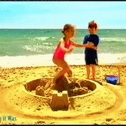 Asda Little Girl Runied Little Boy's Castle Advert July 1999