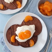 Chocolate Orange Protein Pancake