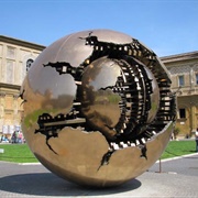 Sphere With a Sphere, Vatican Museums, Vatican City, Italy