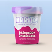 Brrito! Raspberry Cheesecake Ice Cream