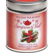 Simpson &amp; Vail Organic Candy Cane Rooibos Herbal Tisane