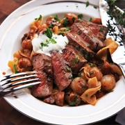 Beef Stroganoff