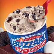 Oreo Brownie Earthquake Blizzard