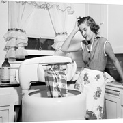 Watched Her Mom Use a Ringer Washer