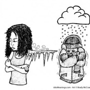 Giving Someone the Cold Shoulder