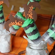 Melted Witch Cake Push-Up Pops