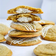 Brown Sugar Cookies With Cheesecake Filling