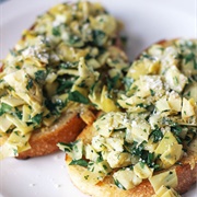 Artichoke Toast