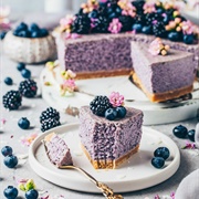 Blueberry Chia Pudding Pie