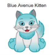 Blue Avenue Kitten