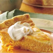 Orange Cream Cheese Swirl Pumpkin Pie