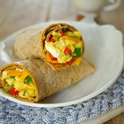 Egg and Flounder Wrap