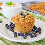 Blueberry Cinnamon Toast Crunch Muffins