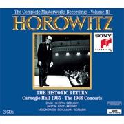 Vladimir Horowitz: The Historic Return; Carnegie Hall 1956
