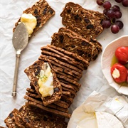 Cranberry Sunflower Seed Crackers