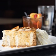 Johnny's Italian Steakhouse Roasted Banana Cheesecake