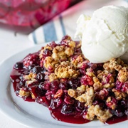 Huckleberry Crumble