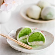 Green Tea Mochi Ice Cream