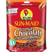 Sun-Maid Pure Milk Chocolate 'N Peanut Butter Raisins