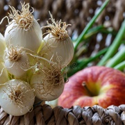 Apple and Green Onion