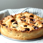 Sour Cherry Deep Dish Pie