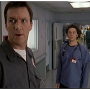 "J.D." Dorian, M.D. vs. "The Janitor" (Scrubs)