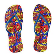 Comic Strip Sandals