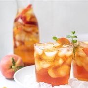 Ginger Peach Iced Tea