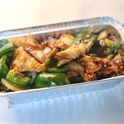 Roast Duck With Green Peppers in Black Bean Sauce