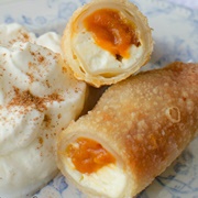 Pumpkin Cheesecake Taquitos