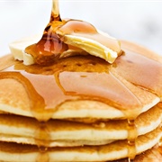 Pancakes With Maple Syrup (Canada)