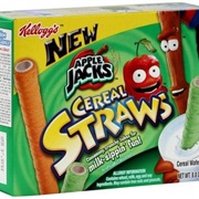 Apple Jacks Cereal Straws