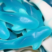 Blue Raspberry Gummi Sharks