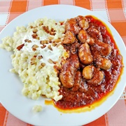 Kakashere Pörkölt (Goulash With Cock Testicles)