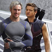 Hawksilver - Clint Barton and Pietro Maximoff