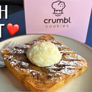 Crumbl French Toast Cookie