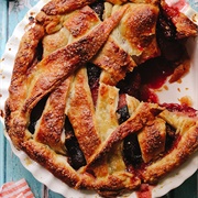 Spiced Fig Plum Pie