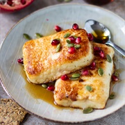 Pan-Fried Maple Halloumi