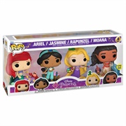 Ariel / Jasmine / Rapunzel / Moana 4 Pack
