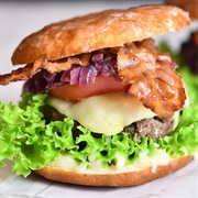 Apple Donut Burger