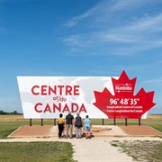 Centre of Canada Sign