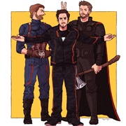 Thunderironshield - Thor, Tony and Steve