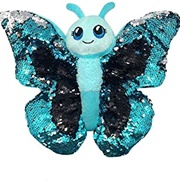 Sequinimals Sequin Blue Butterfly Plush