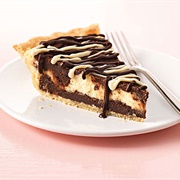 Cream Cheese Brownie Pie