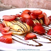 Crepes With Fruit, Chocolate