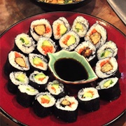 Bok Choy Sushi