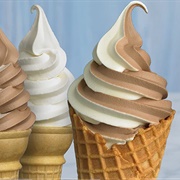 Vanilla and Chocolate Soft Serve