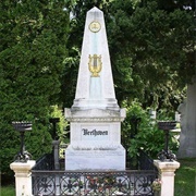 Beethoven&#39;s Grave, Vienna, Austria