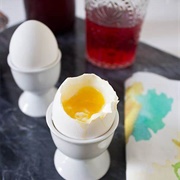 Egg and Cranberry Juice