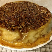 Upside Down Apple Pecan Pie